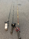 3 fishing Poles
