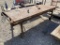 4x10 HD Metal Shop Table on Castors