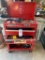 Tool Box with content,sockets,wrenches, screwdrivers