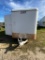 2012 Titan 14' enclosed trailer has title shelving only no content