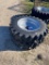 Two Tractor Rims with titan 9.5-20R1 Tires