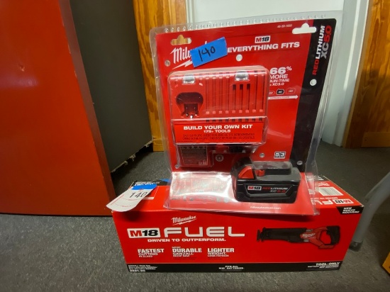 New Milwaukee sawzall with battery & charger