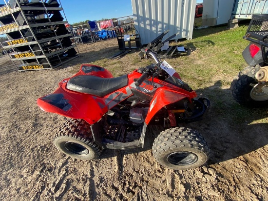 Can am 4 wheeler DS70 Runs good