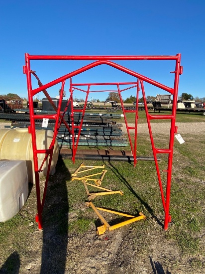 Scaffold with brackets