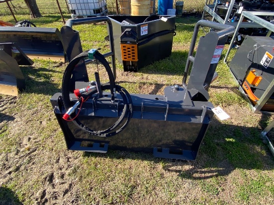 New Wolverine Quick Attach Skid steer bale squeeze hydraulic adustable