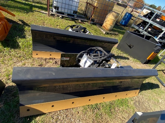 New Wolverine Quick Attach Skid Steer 6 Way Dozer blade