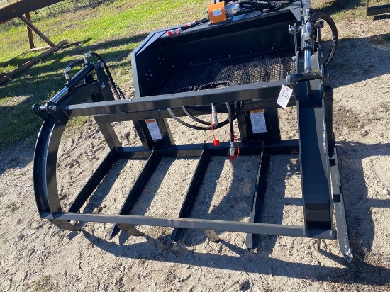 New Wolverine Quick attach skid steer bale grapple