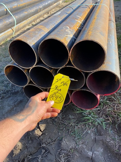 5" OD Pipe Tubing 9 ga 10 pcs @ 19' 195ft.