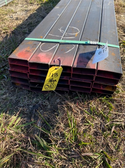 1x3" Rec tubing 16ga 25 pcs @ 21'3" 531ft.