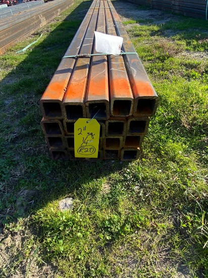 2" Sq tubing 1/4 20 pcs@23'-24' 478 ft.