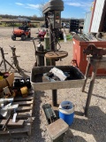 Drill Press with all drill bits