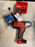New Milwaukee 1/2 impact wrench with battery &charger