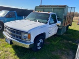 2000 Chevy 3500 1 ton Shows 121K standard trans with landscape bed
