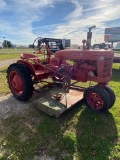 Farmall model B Cab with belly motor needs battery