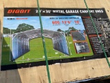New Diggit 20x30 Metal Garage Car Port shed
