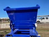 Blue hopper self dumping