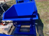 Blue hopper self dumping