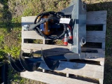 New Wolverine Quick Attach Skid Steer mini auger drive & bit