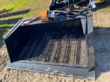 New Wolverine Quick attach skid steer screening bucket