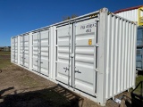 40' 1 trip container with 10 opening doors