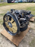 Ford 6.4 Liter power stroke complete running engine come out of wrecked truck, 169k on engine fits p