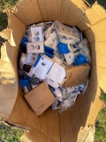 1 Box of misc electrical supplies