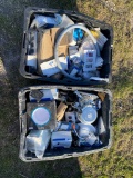2 Tubs of electrical supplies