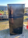 Black 2 door refrigerator works
