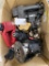 Box of Power tools router,drill,sander,jig saw