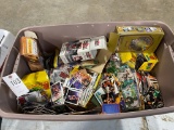 tote full of Baseball,basketball & football cards