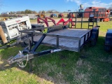 2022 J&C 16' Utility trailer with ramp