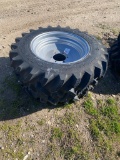 Two titon 9.5-20-r-1 Tractor Wheels & tires