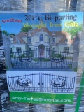 20' Bi Parting wrought iron Gate