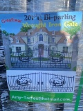20' Bi Parting wrought iron Gate