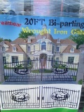20' Bi Parting Wrought Iron Gate