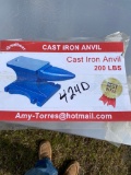 200 Lb cast iron Anvil