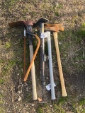 Bundle of axe & trailer jack