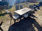 Patio Table with 6 Chairs