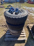 4-8Lug chevy Wheels & tires with caps