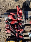 Bundle of Milwaukee Power tools Parts as is