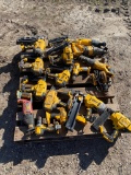 Pallet of Dewalt power tools parts as is