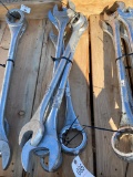 5 Large Wrenches 2- 2 1/4,2- 1- 5/16, 1- 2 3/4