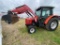Massey Ferguson 583 close cab,22WD 1683 hrs with front loader attachment,rear remotes runs & operate