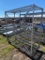 Large Metal Rack on Wheels