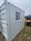 8x8 Storage container with side door & window