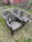 4-Plastic outdoor chairs