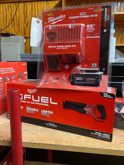 New Milwaukee Fuel Sawzall with Battery & Charger