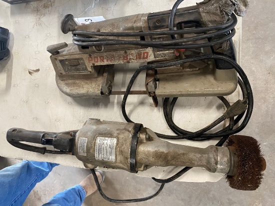 Band Saw & Black & Decker Grinder