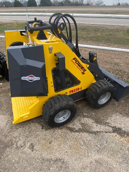 Power X PX320-L Wheel mini skid Steer with Briggs & Stratton