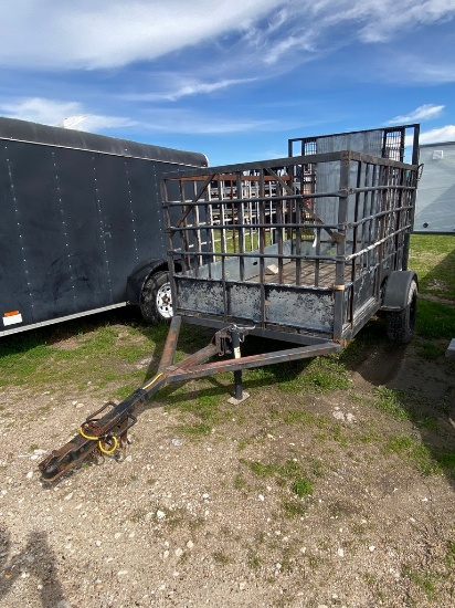 5x8 Utility Trailer With Gate
